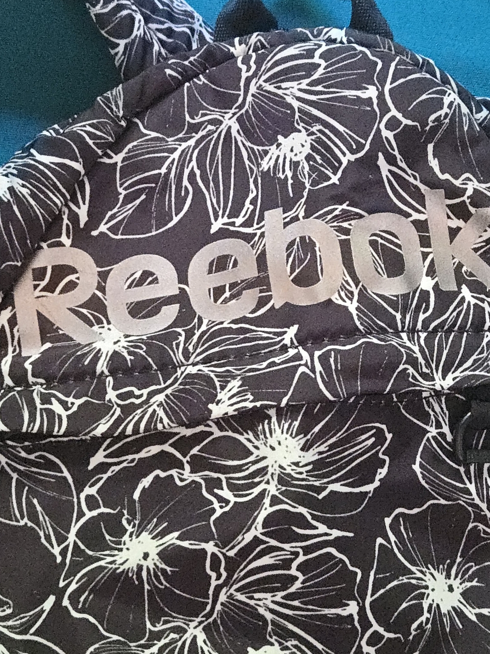 Reebok Kids' Black Floral Backpack